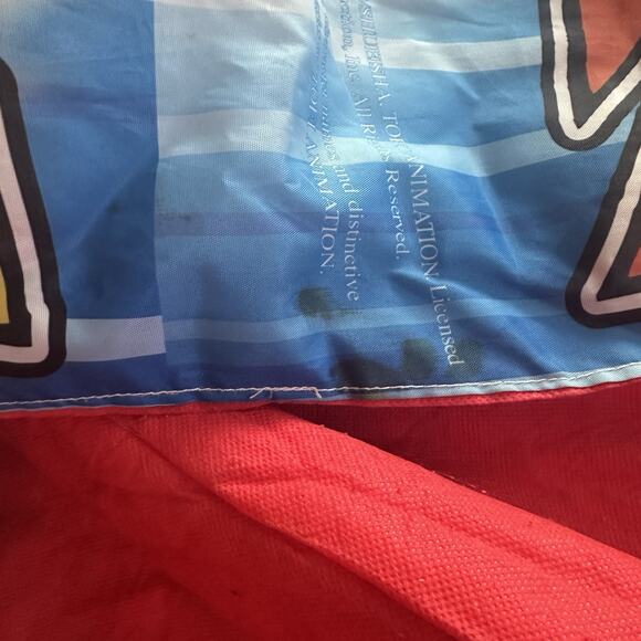 Vintage Dragon Ball Z Sleeping Bag Blanket Super Saiyan Goku 2000 Funimation - Picture 3 of 4